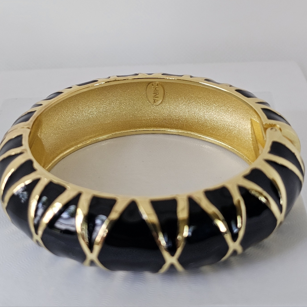 Authentic Vintage Kenneth Jay Lane Clamper Bracel… - image 1